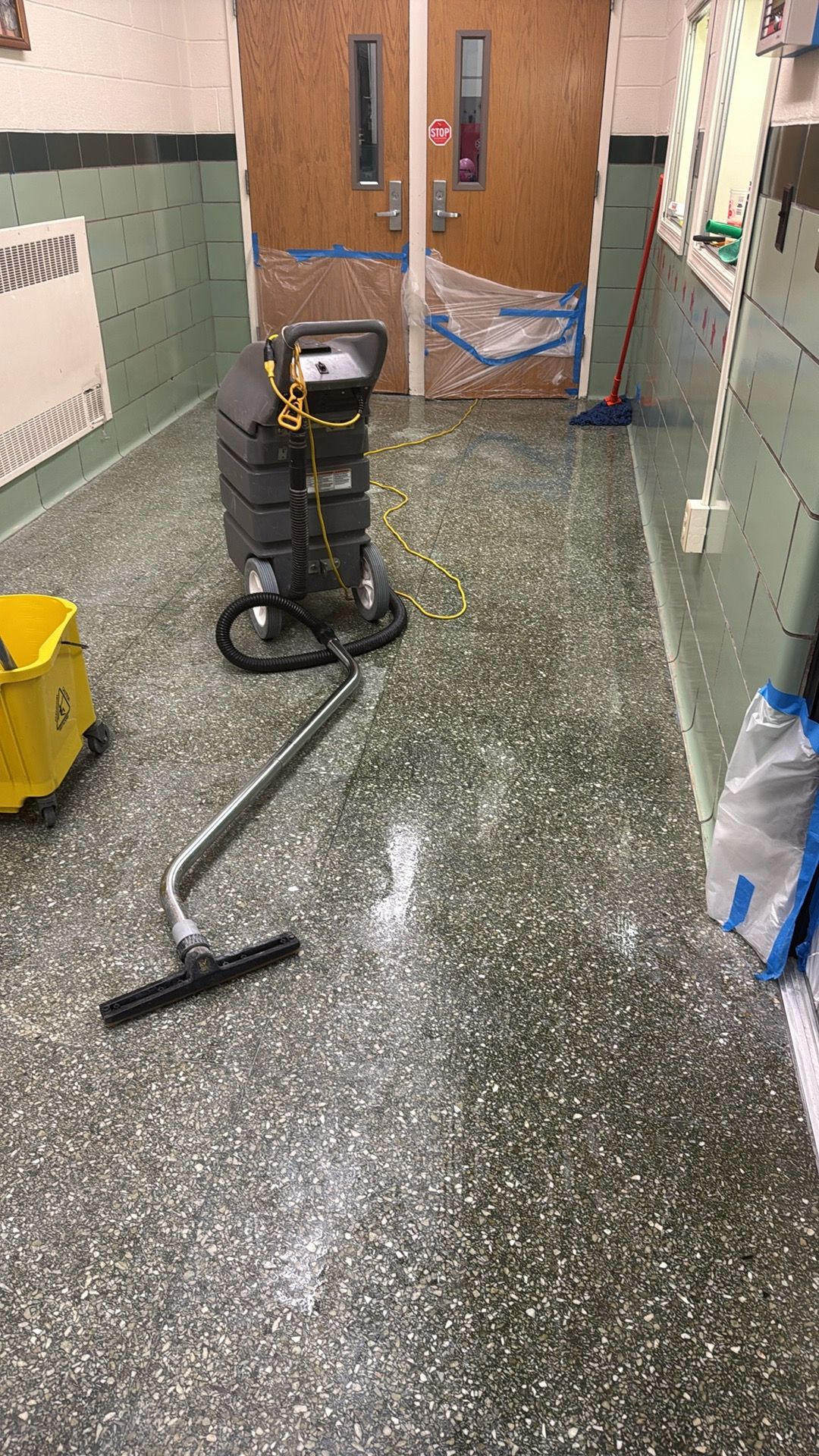 Terrazzo before stripping