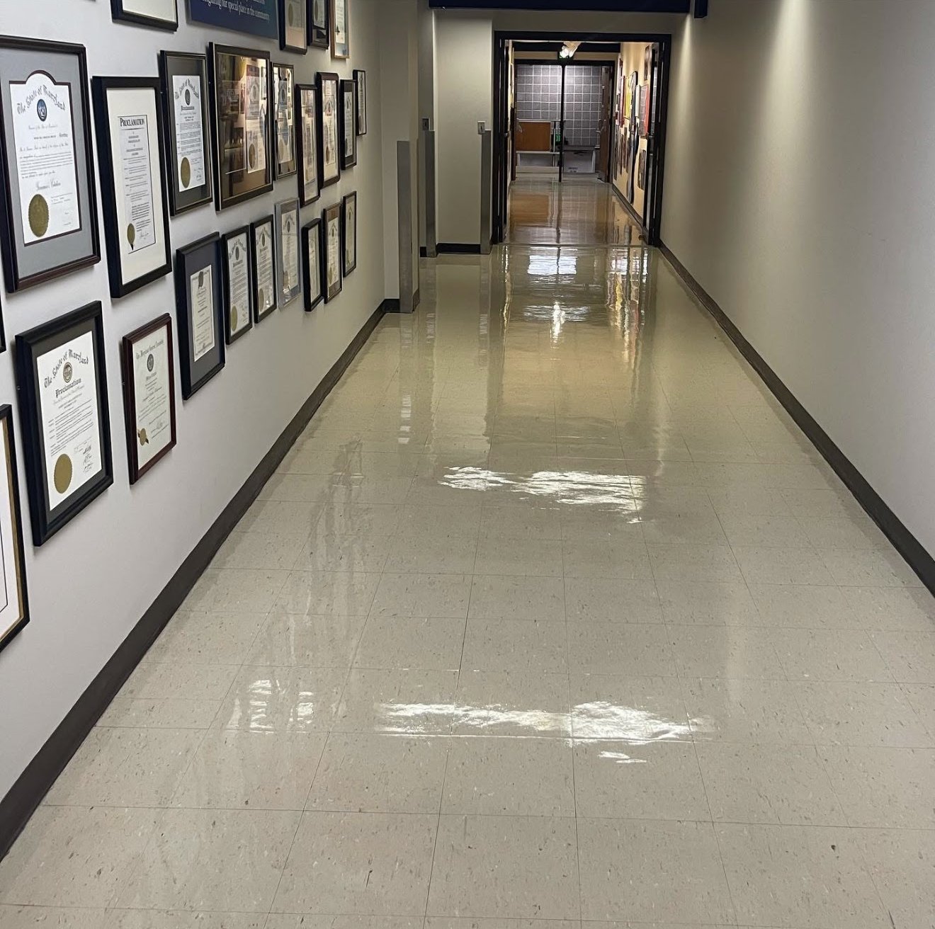VCT after, Army Reserve Base in Coraopolis